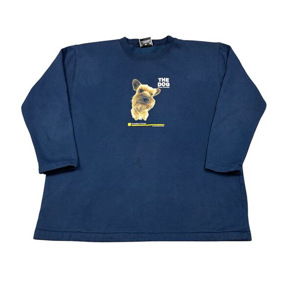Vintage The Dog Artlist  Collection Yorkshire Terrier Pullover Men's Large - Picture 1 of 11